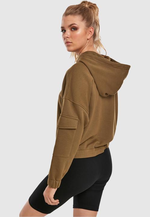 Immagine prodotto Urban Classics Felpa da lavoro corta da donna con cappuccio (4XL)