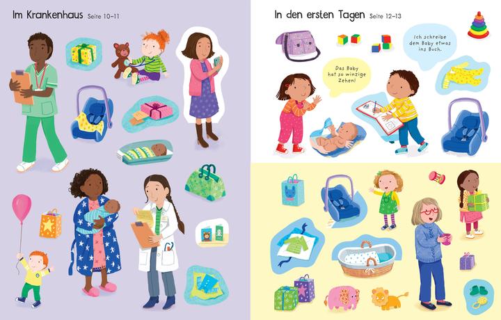 Actual product image My first sticker book: We're having a baby brother or sister!