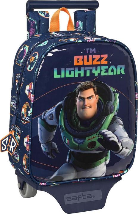 Image du produit Mattel Sac à dos scolaire à roulettes Buzz l'Éclair Bleu marine (22 x 27 x 10 cm)