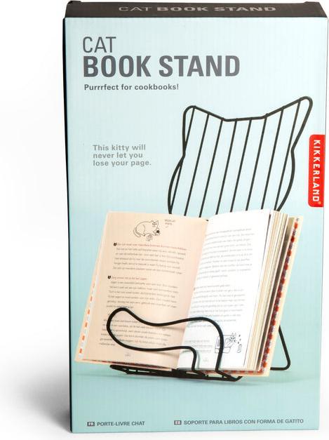 Actual product image Kikkerland Cat Book Stand