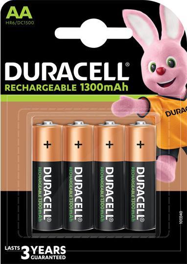 Actual product image Duracell Recharge Plus (4 pcs., AA, 1300 mAh)