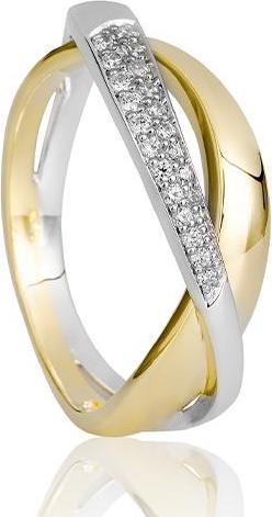 Actual product image Breuning RING - BRILL. 0,133 Ct. H/si (50, 585/14 K Gold)
