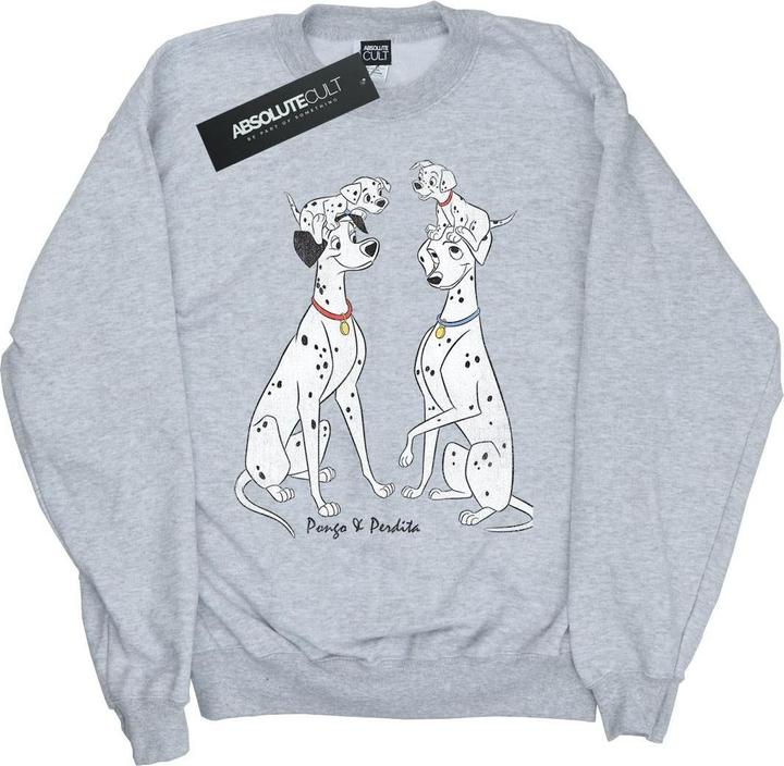 Disney 101 Dalmatians Classic Pongo And Perdita Sweatshirt Mädchen