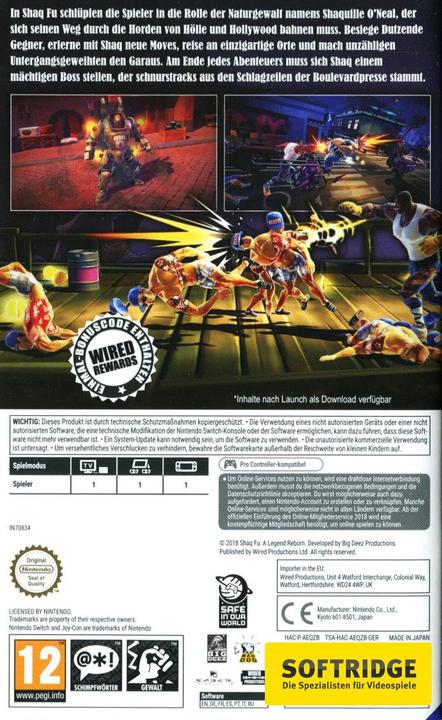 Image du produit Game Shaq Fu : une légende renaît (PS4, DE)