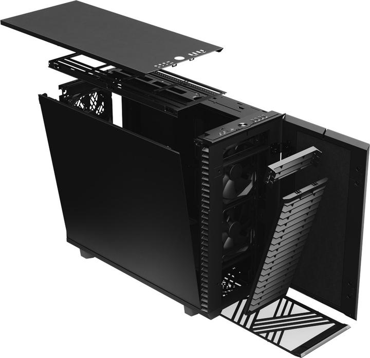 Productafbeelding Fractal Define 7 Zwart Massief (ATX, mATX, Mini-ITX, E-ATX)