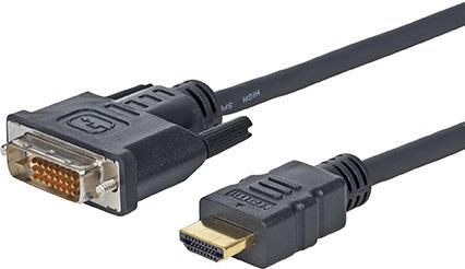 Image du produit MicroConnect HDM192413 Adaptateur de câble vidéo noir 3m DVI-D HDMI Type A (Standard) (3 m, DVI, HDMI)