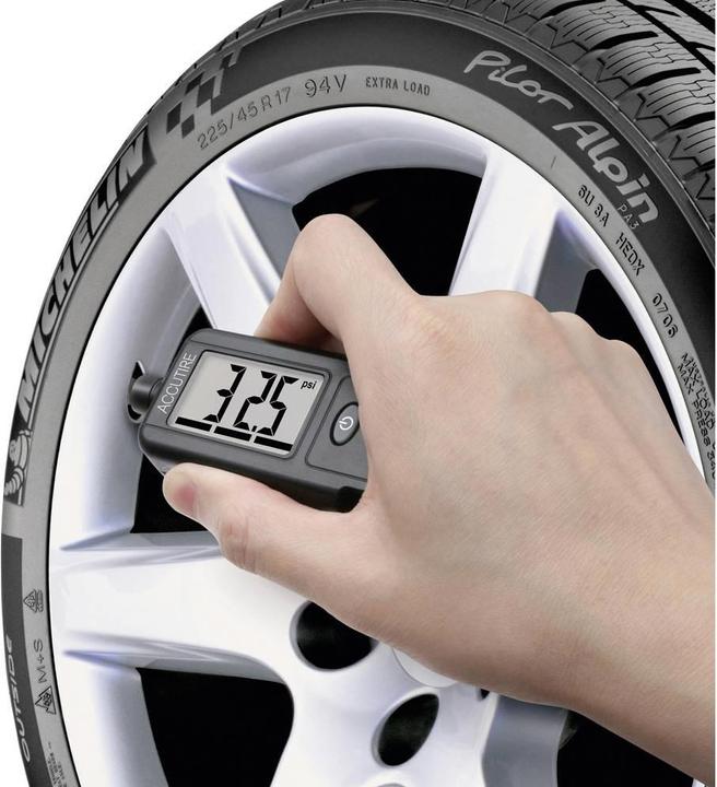 Image du produit HP Autozubehör Testeur de pression de pneus. Avec profilage numérique intégré