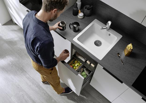 Productafbeelding Blanco Naxa 45 (Ingebouwde gootsteen, 46.50 cm, 51 cm)