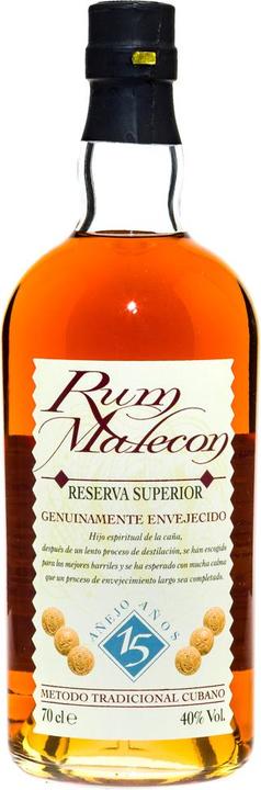 Actual product image Malecon 15 years (1 x 70 cl)