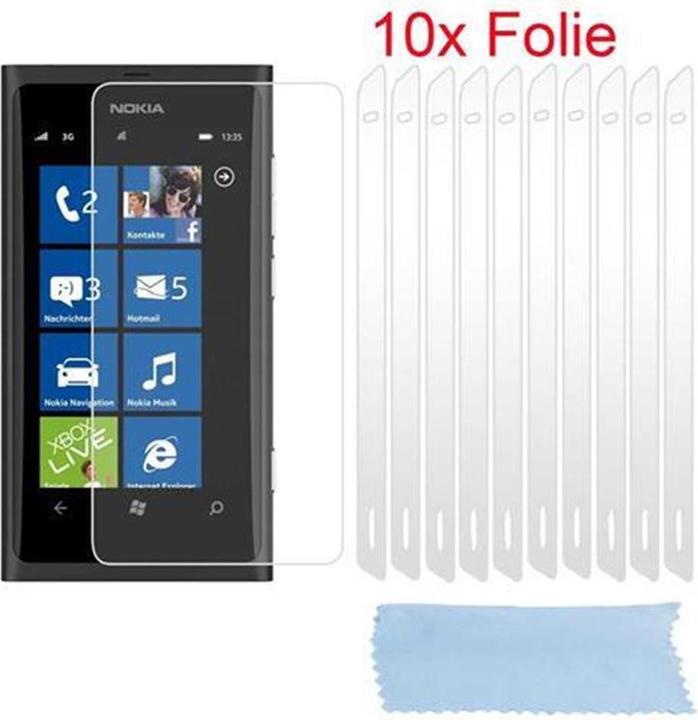 Produktbild Cadorabo 10x Schutzfolie (1 Stück, Nokia Lumia 900)