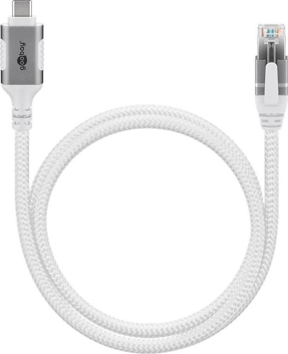 Immagine prodotto Goobay Cavo Ethernet da USB-C 3.1 a RJ45, 7,5 m (Ethernet, RJ45 (1x))