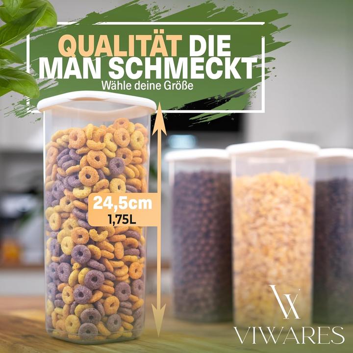 Produktbild Viwares 12er Set Vorratsdosen (21 l)