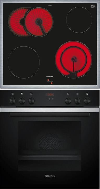 Actual product image Siemens Built-in cooker set, EA64RGNA1E + HE213BBS3, built-in cooker, electric hob, EQ211KB11