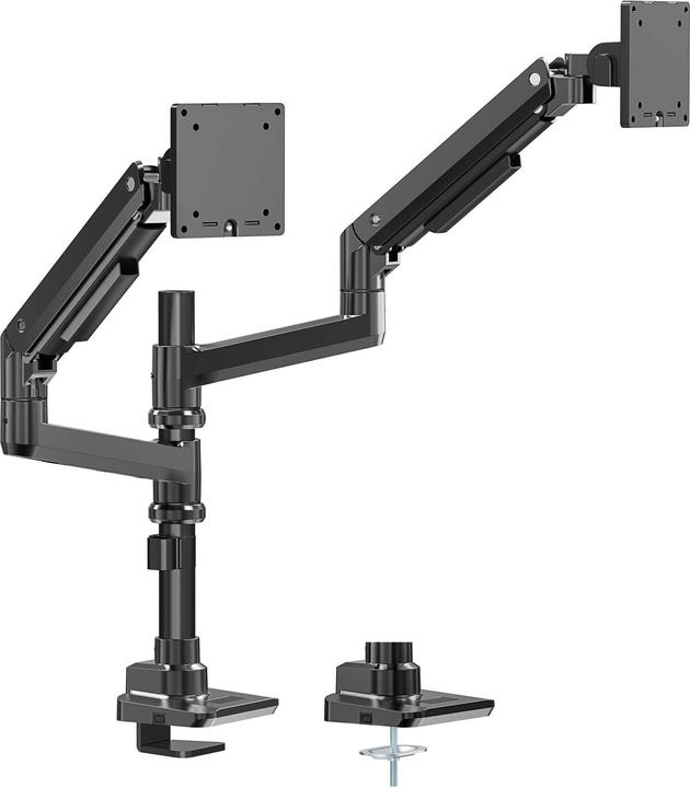 Produktbild Wiltec Zweifach Monitorhalterung Schreibtisch bis 20kg Monitorhalter VESA