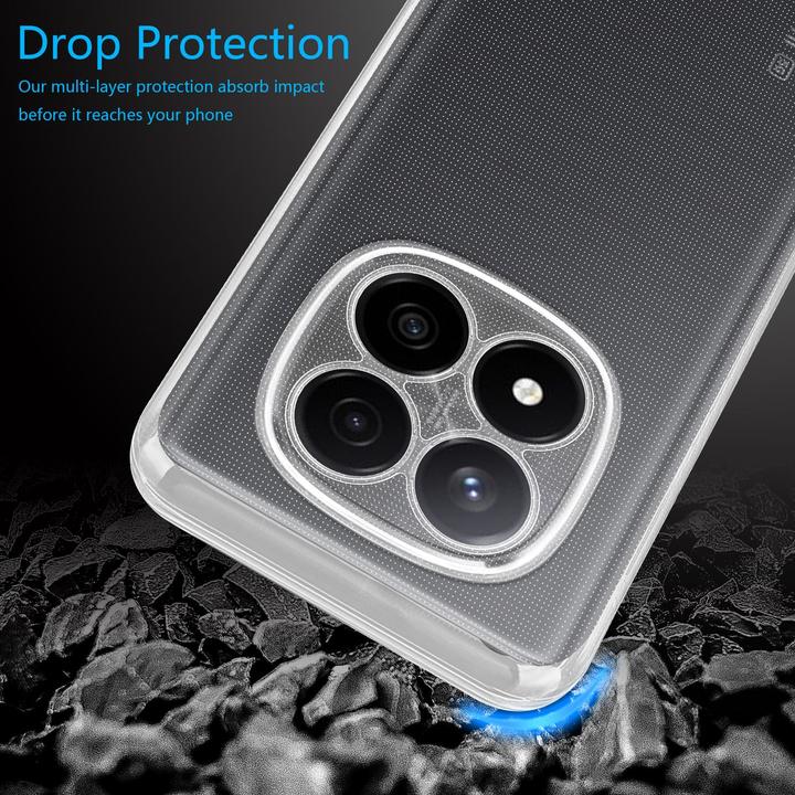 Image du produit Cadorabo Coque pour Xiaomi RedMI Note 14 Pro 5G / Poco X7 TPU Ultra Slim AIR (Xiaomi Redmi Note 14 Pro 5G, Xiaomi Poco X7 Pro)