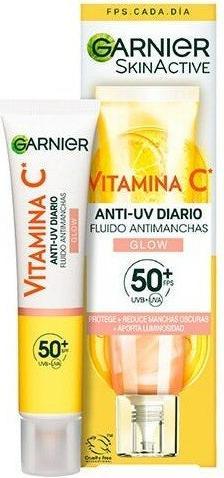 Garnier Skinactive Vitamina C Fluido Antimanchas Spf50 Glow 40ml (40 ml, SPF 50)