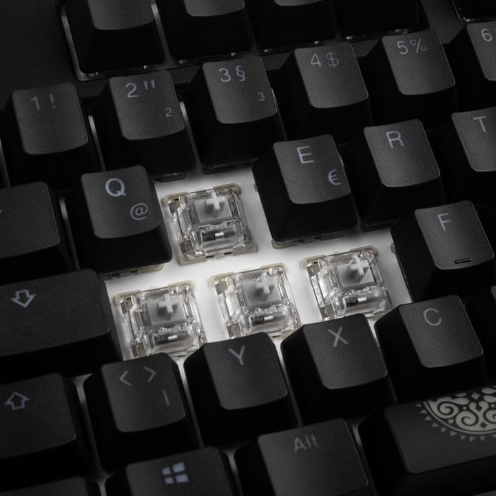 Produktbild Ducky Shine 7 PBT Gaming Tastatur, MX-Speed-Silver, RGB LED - blackout (DE, Kabelgebunden)