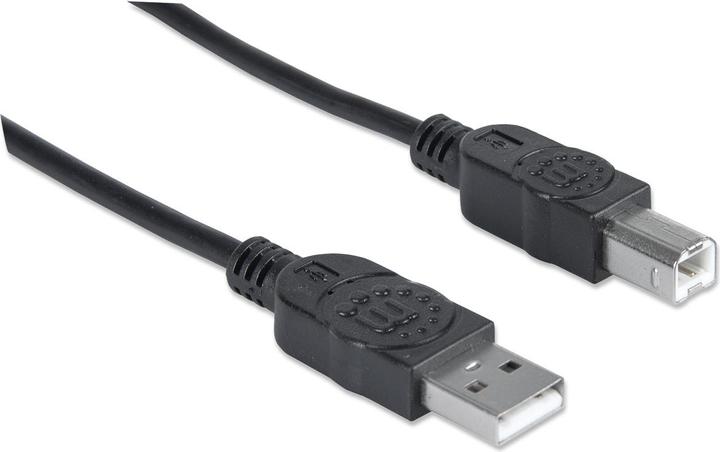 Produktbild Manhattan Hi-Speed USB B Anschlusskabel (5 m, USB 2.0, 2.50 W)