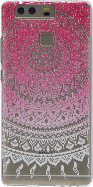 Produktbild König Design Henna Cover für Huawei Honor 6X Case Schutz Hülle Silikon Bumper Sonne Pink Neu (Honor 6X)