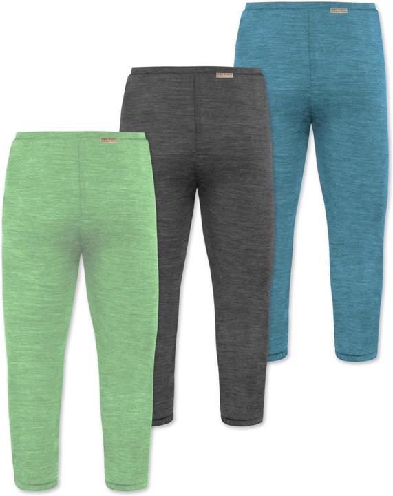 Immagine prodotto Normani Confezione da 3 pantaloni baby merino con piedini - 9543 (68)