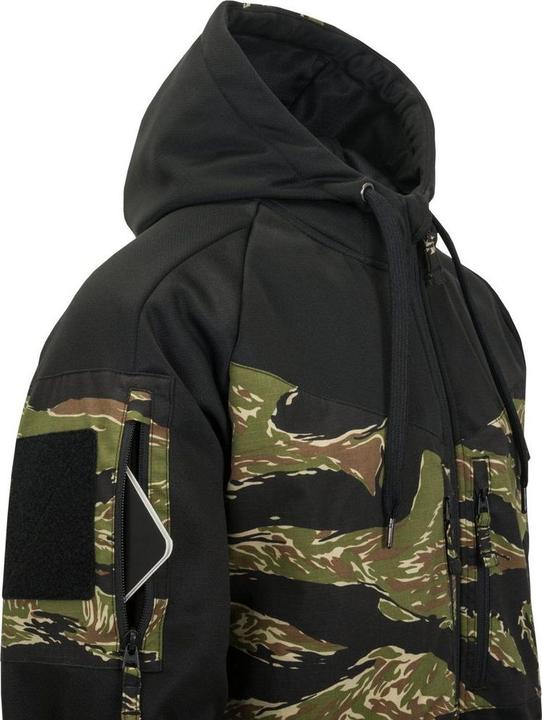 Immagine prodotto Helikon Felpa con cappuccio Rogue (FullZip)® nera a righe tigrate - M (M)