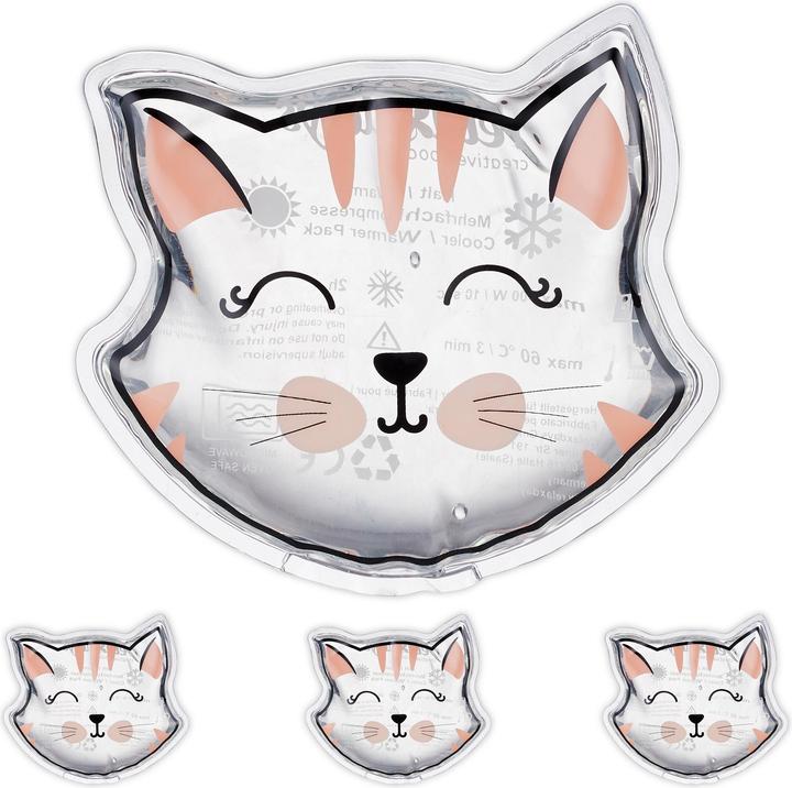Relaxdays 4x Kühlpad (4 x, 90 g)