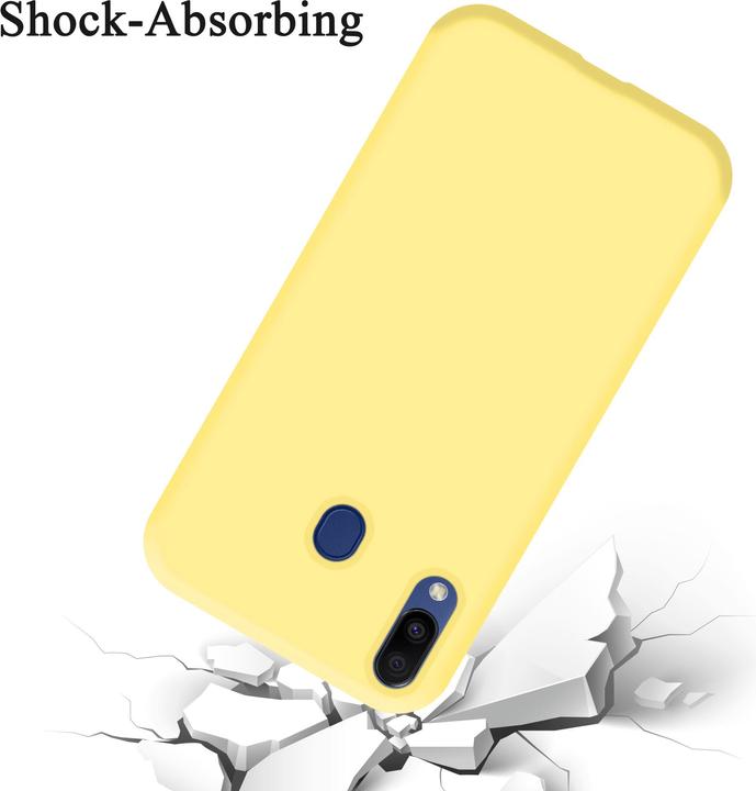 Actual product image Cadorabo TPU Liquid Silicone Case Cover (Samsung Galaxy M20)