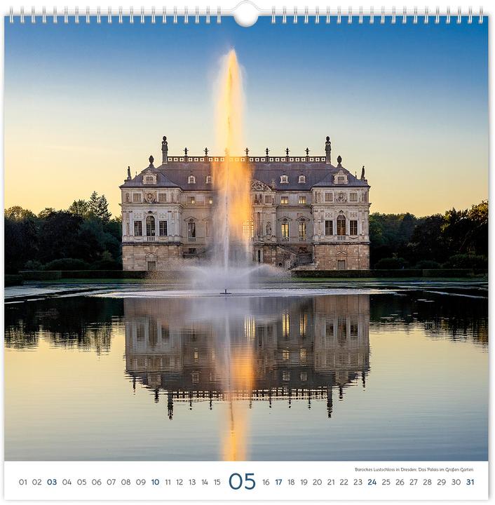 Image du produit Kalender Burgen und Schlsser Sachsen 2026 (30 x 30 cm, Allemand)