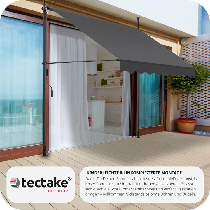 Actual product image tectake Clamping awning (2 m)