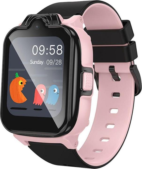 Image du produit Hoco Headphone with microphone smartwatch for kids with call function 4G Y104 pink (4G)
