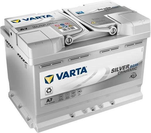 Varta Silver Dynamic AGM A7 (12 V, 70 Ah, 760 A)