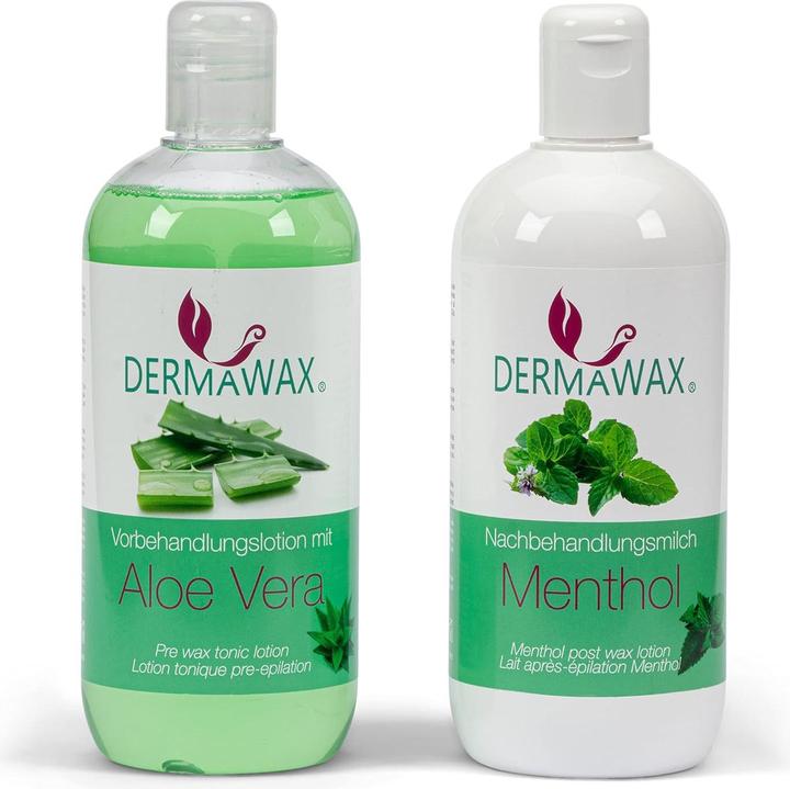 Dermawax Waxing Vor- und Nachbehandlungs-Set (1000 ml, 2 x)