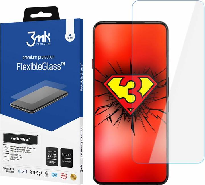 Actual product image 3MK ZTE Nubia Red Magic 7 Pro - FlexibleGlass™ (1 Piece, ZTE Nubia Red Magic 7 Pro)