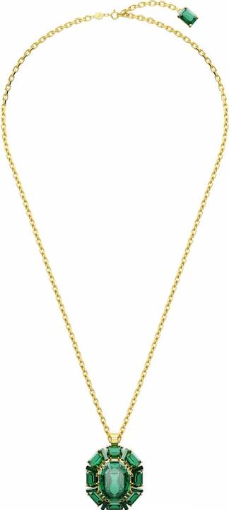 Actual product image Swarovski Millenia Necklace Various Cuts Green Gold (Metal with gold alloy coating, 80 cm)