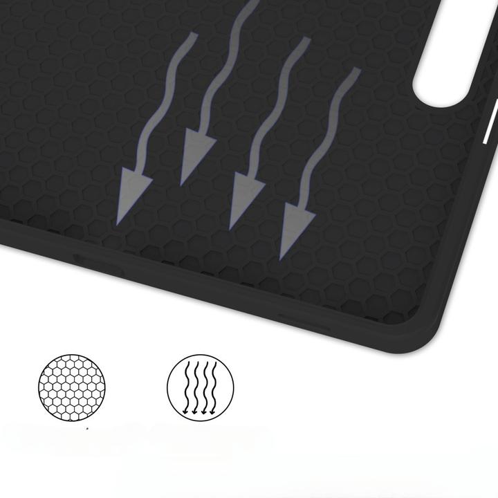 Image du produit Cover-Discount Galaxy Tab S9 / S9 FE - Étui intelligent en silicone vert (Galaxy Tab S9)