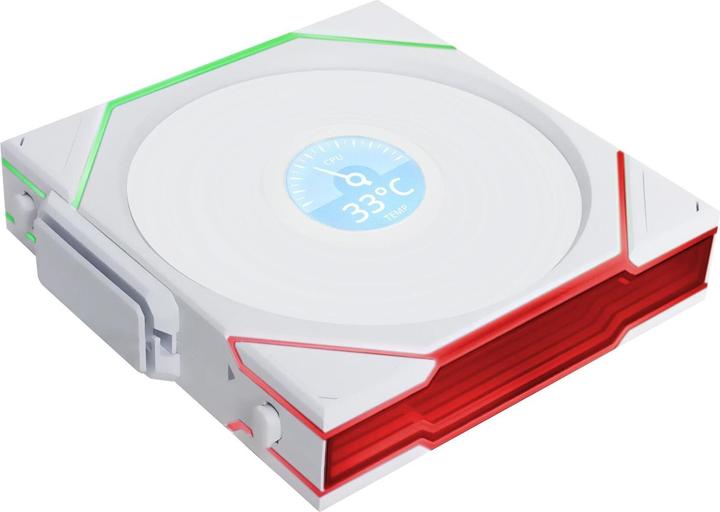 Produktbild Lian-Li UNI FAN TL Wireless LCD Lüfter, ARGB, PWM - Reverse Blade, 120 mm, weiss (120 mm, 1 x)