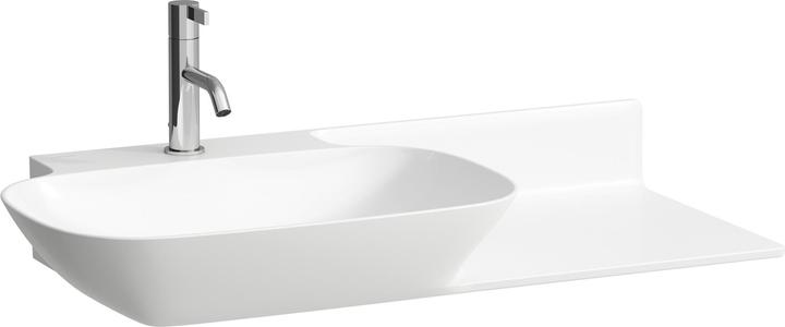 Produktbild Laufen INO Waschtisch, 1 Hahnloch, ohne Überlauf, Keramikablage rechts, 900x450mm, H813302 (915 mm, 180 mm)