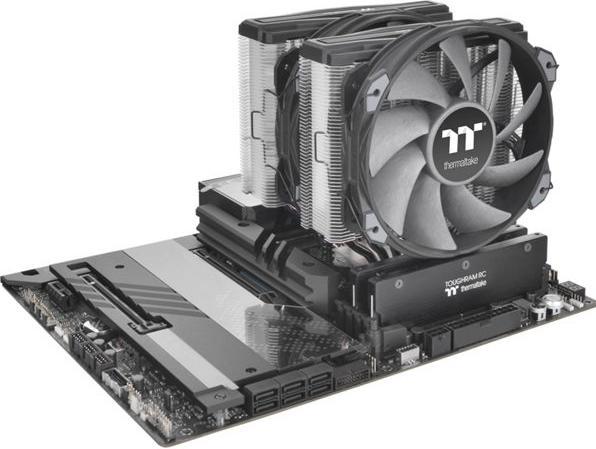 Produktbild Thermaltake TT TOUGHAIR 710 Air Cooler Dual Tower CL-P110-CA14GM-A (165 mm)