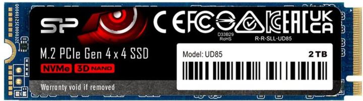Produktbild Silicon Power SSD 250GB PCI-E UD85 Gen 4x4 NVMe (250 GB, M.2 2280)