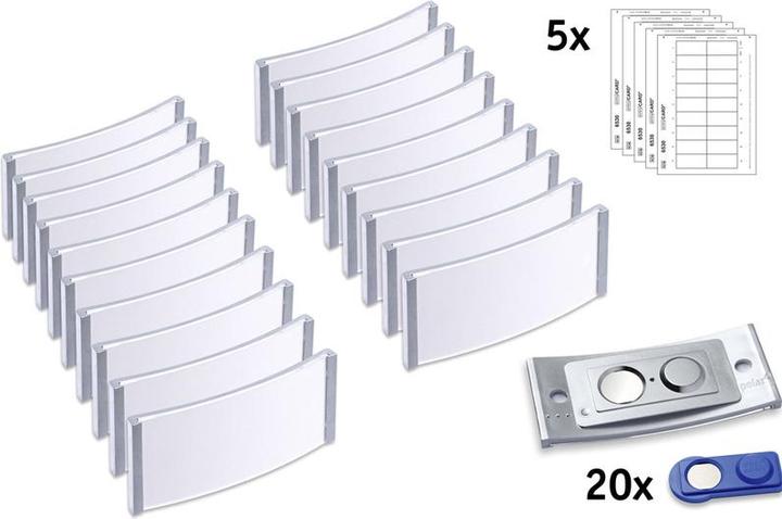 Image du produit Badgepoint Badge polaire POL30MA66-20DR 70x30mm e.st 20p.