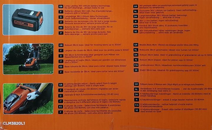 Image du produit Black & Decker CLM3820L1 Kit (Fonctionnement sur batterie)