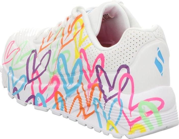 Actual product image Skechers 314064L/WMN Uno Lite-Spread The Love Kids Girls Ladies Sneakers Trainers white/coloured/neon (32)