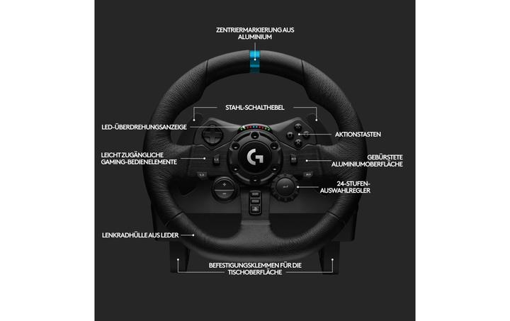 Produktbild Logitech G G923 Trueforce for PC and PlayStation (PS4, PC, PS5)