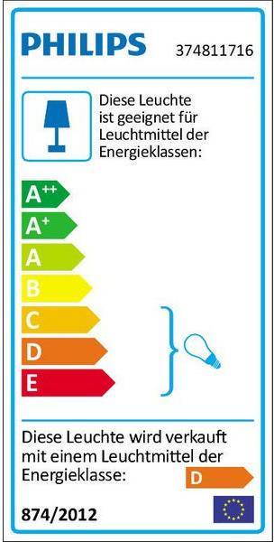 Energie-Label Philips Flora (630 lm, E14)
