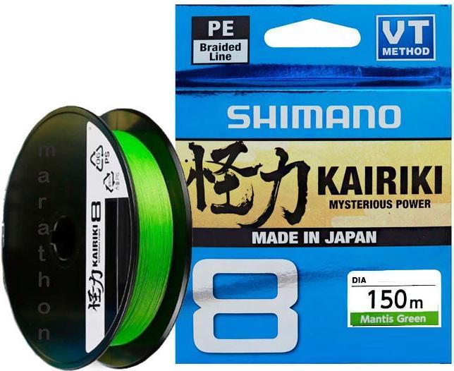 Actual product image Shimano Kairiki 8 Mantis Green (6.50 kg, 10 mm)