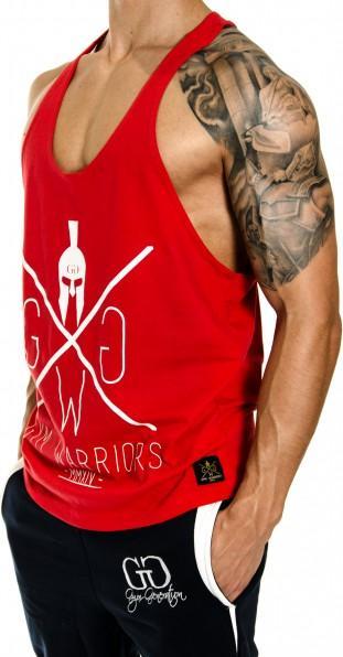 Actual product image Gym Generation Warriors Stringer RED (XL)