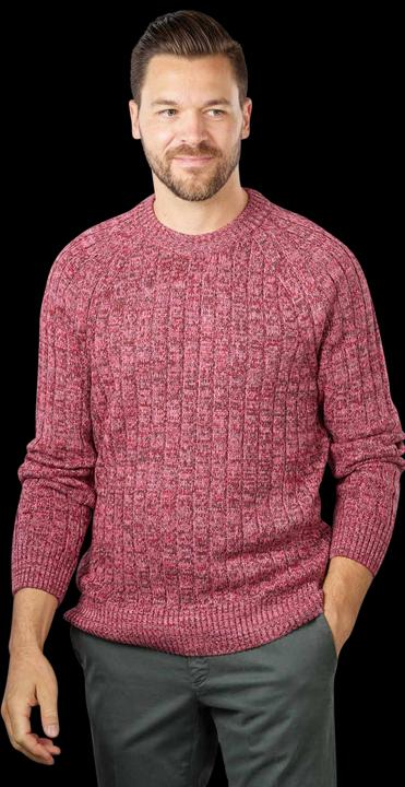 Actual product image Marc O'Polo Long Sleeve Pullover Crew Neck Raspberry (M)