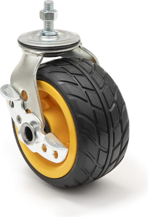 Actual product image RocknRoller Rock N Roller - RCSTR6X3 - 6x3 Ground Glider Caster with Brake (upgrade fits R14) (Accessories)