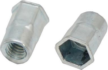 Produktbild Rs Pro Blind Niet, Ø 10.9mm x 17.5mm, Grau, Stahl, M8, 11mm, min. 1mm, max. 3.5mm