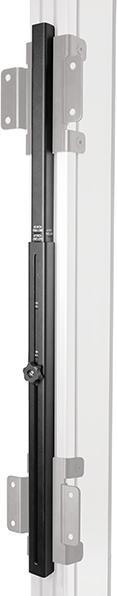 Actual product image b-tech BT8380-JPK - Wall plate - Black - Steel - 140.8 mm - 57 mm - 158 mm
